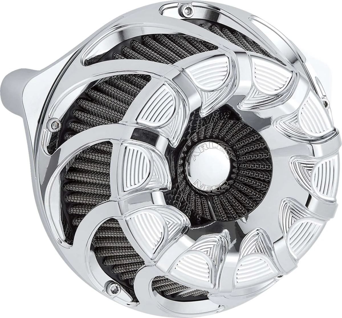 ARLEN NESS Filtre à air série Inverted Chrome - Softail/Touring 25+ (FLHX-FLTRX 24+ VVT 23+)