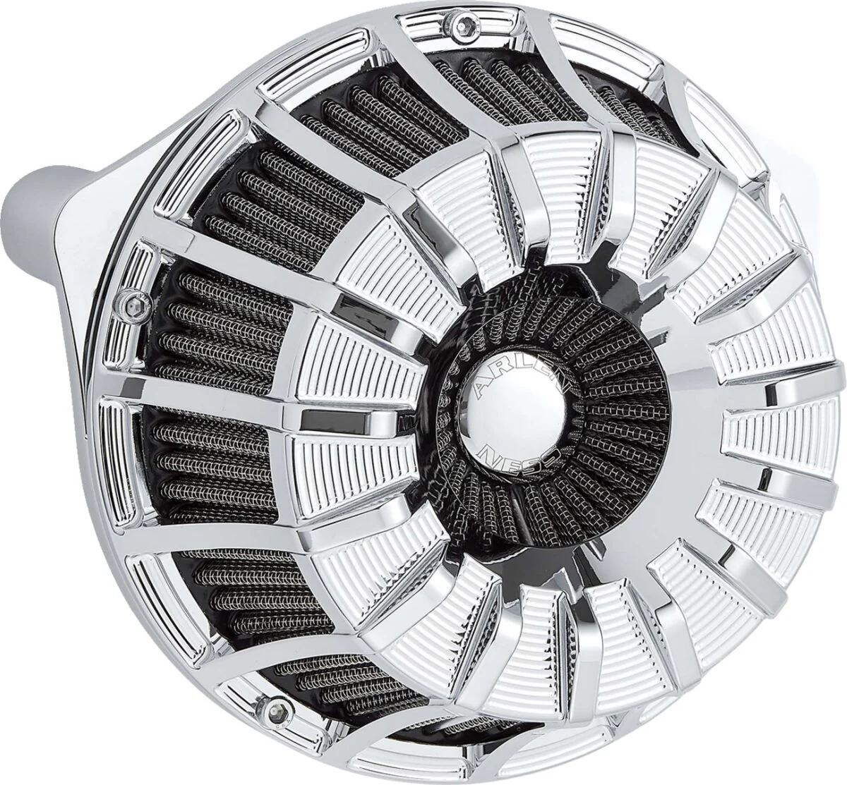 ARLEN NESS Filtre à air série Inverted Chrome - Softail/Touring 25+ (FLHX-FLTRX 24+ VVT 23+)