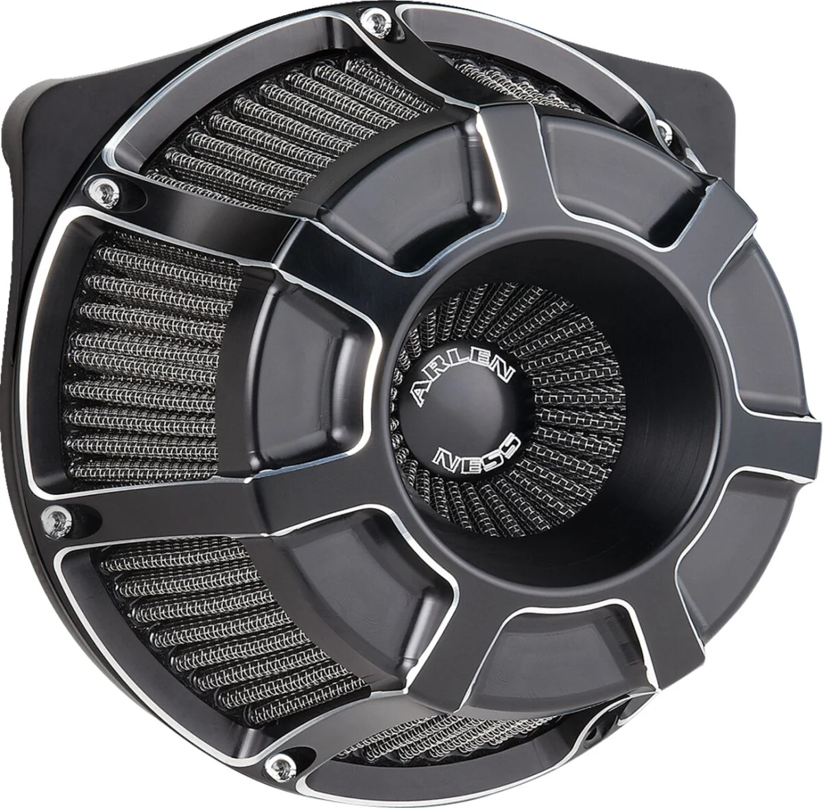 ARLEN NESS Filtre à air série Inverted Noir - Softail/Touring 25+ (FLHX-FLTRX 24+ VVT 23+)