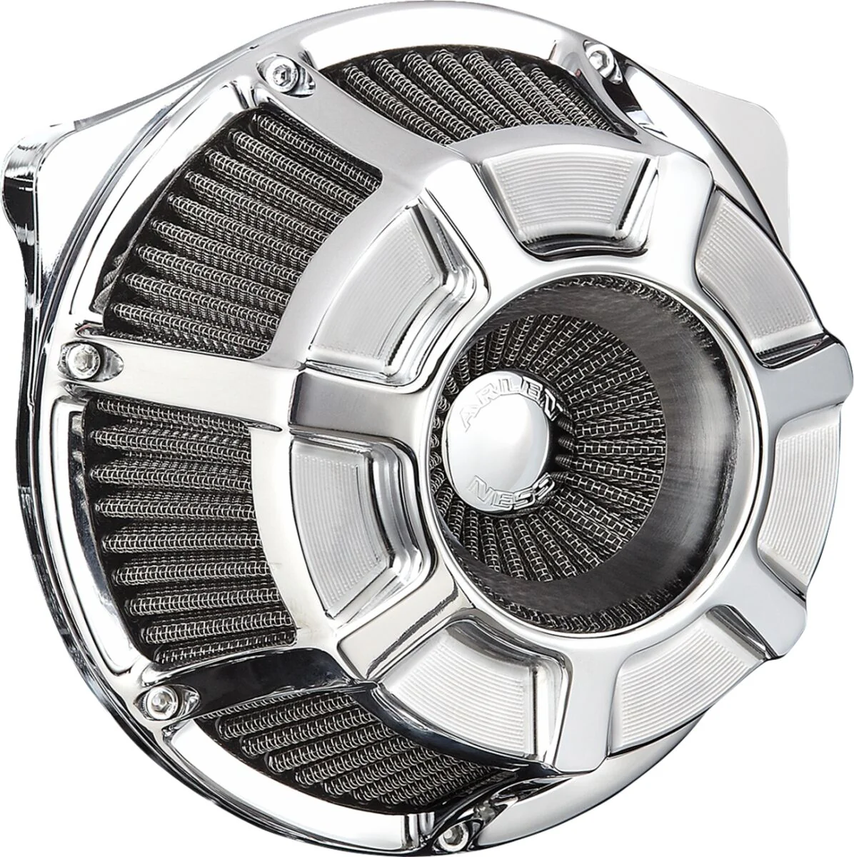 ARLEN NESS Filtre à air série Inverted Chrome - Softail/Touring 25+ (FLHX-FLTRX 24+ VVT 23+)