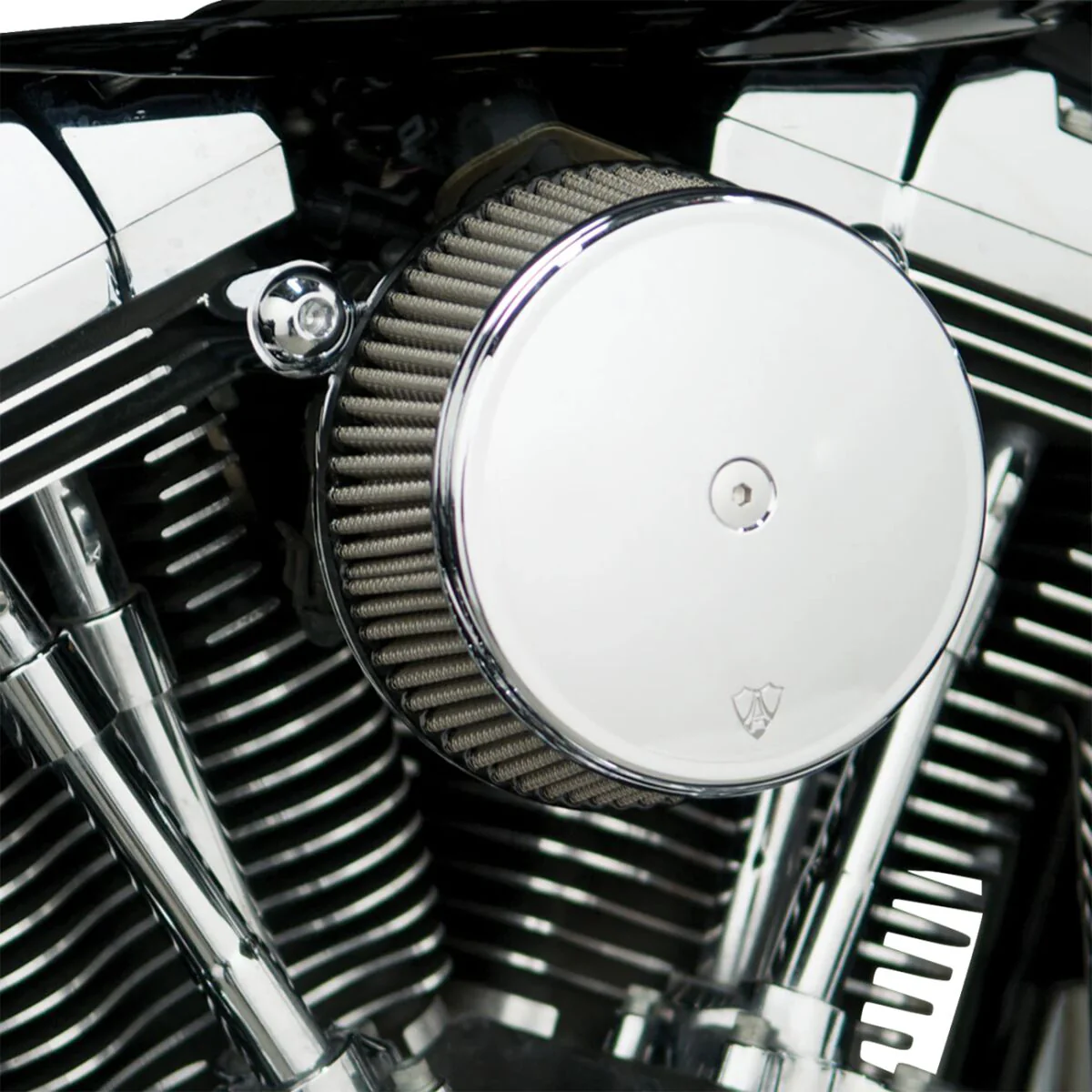 ARLEN NESS Filtre à air Big Sucker™ Stage 1 Smooth Chrome - Dyna/Softail/Touring 99-17 (Accélérateur à câble) - Image 2