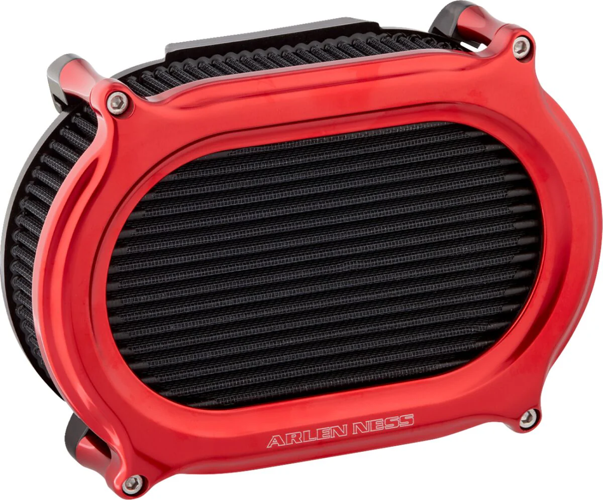 ARLEN NESS Filtre à air Stage II Rouge - Softail 18-24 / Touring 17-24 (Hors VVT)