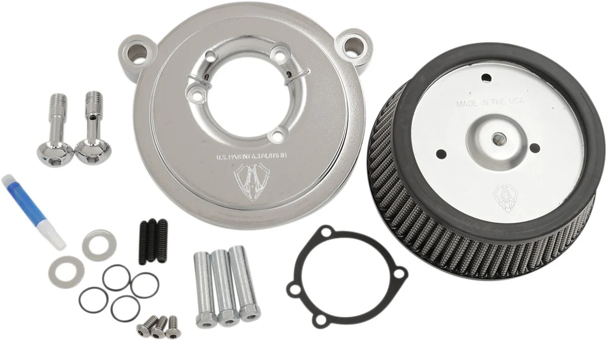 ARLEN NESS Filtre à air Big Sucker™ Stage 1 Chrome - Carburateur CV - Big twin 92-99 - Image 2