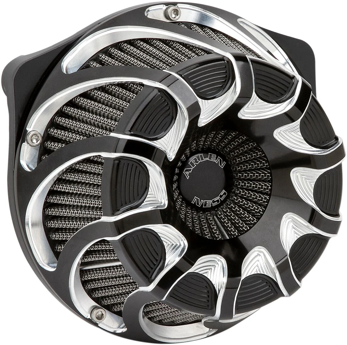 ARLEN NESS Filtre à air Drift Inverted Series Contrast Cut - Dyna/Softail/Touring 99-17 (Accélérateur à câble)