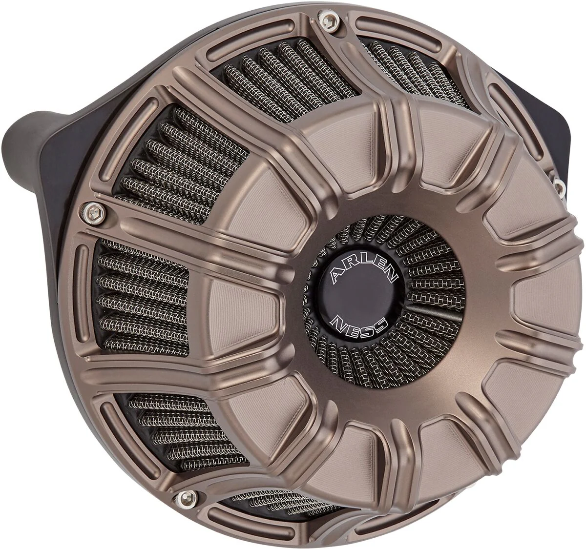 ARLEN NESS Filtre à air Inverted 10-Gauge Titane anodisé - Softail 18-24 / Touring 17-24 (Hors VVT)