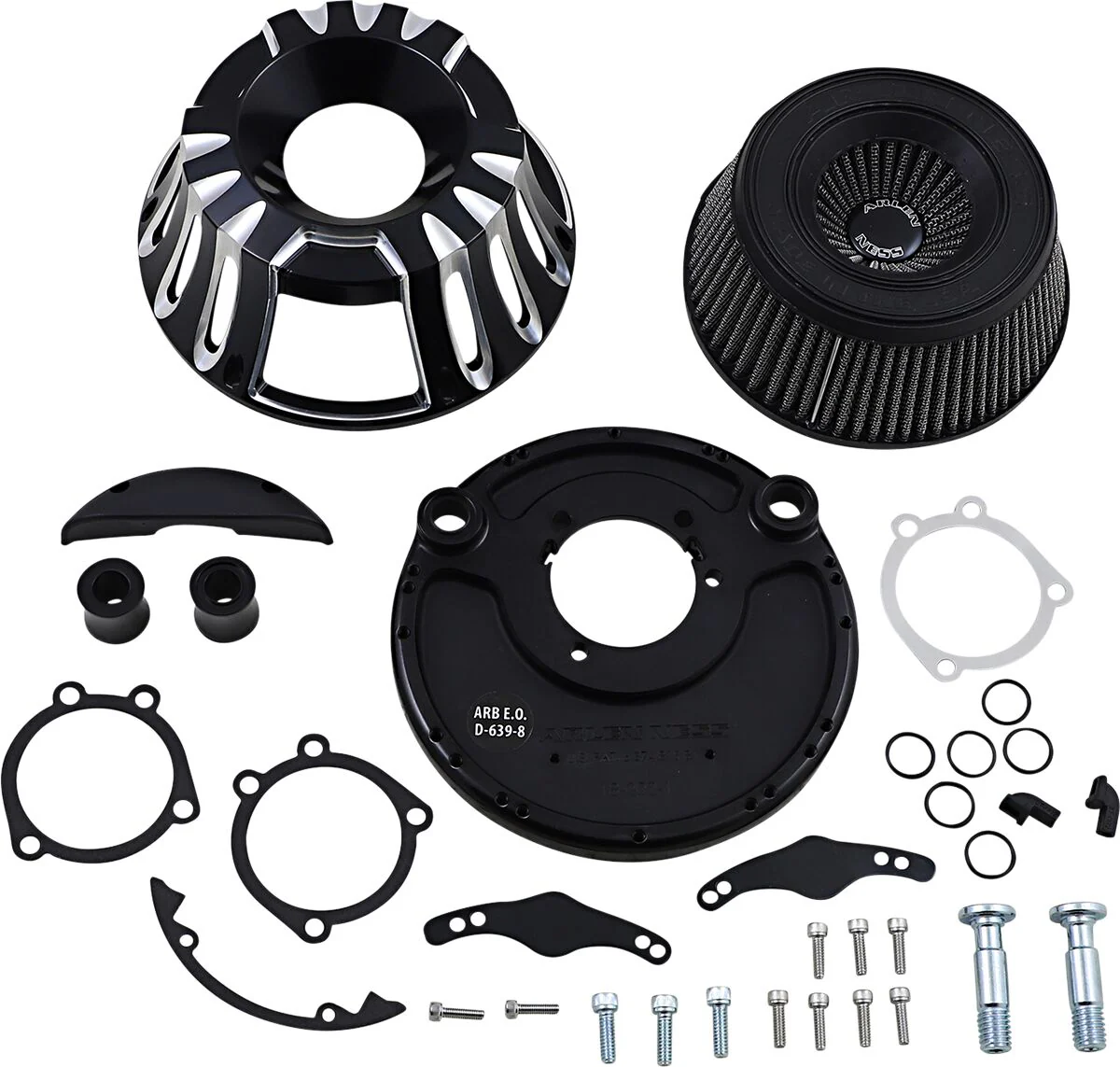 ARLEN NESS Filtre à air Deep Cut Inverted Series Noir - Sportster XL 91-22