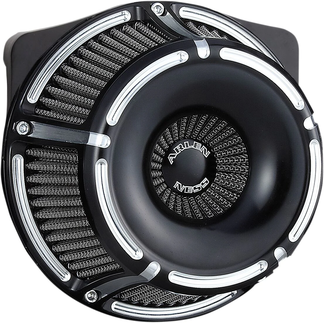 ARLEN NESS Filtre à air Slot Track Inverted Series Noir - Softail 18-24 / Touring 17-24 (Hors VVT)