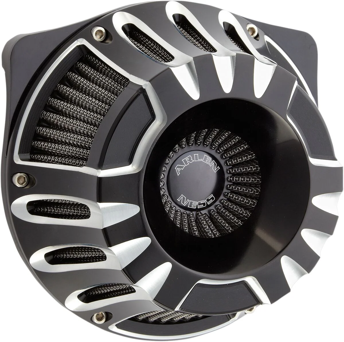 ARLEN NESS Filtre à air Deep Cut Inverted Series Noir - Softail 18-24 / Touring 17-24 (Hors VVT)
