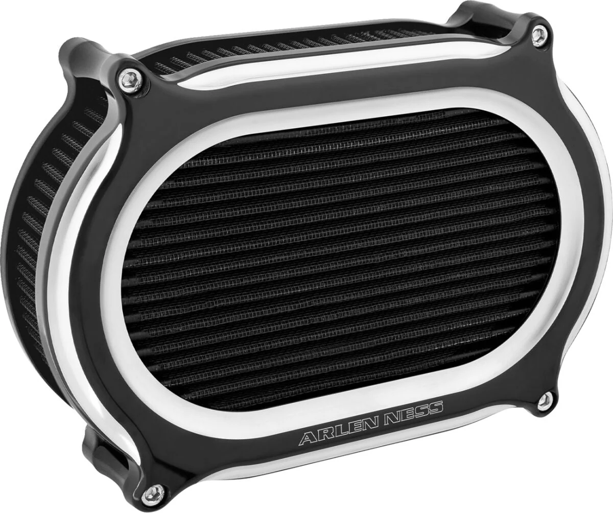 ARLEN NESS Filtre à air ovale Stage 2 Contrast Cut - Softail 18-24 / Touring 17-24 (Hors VVT)