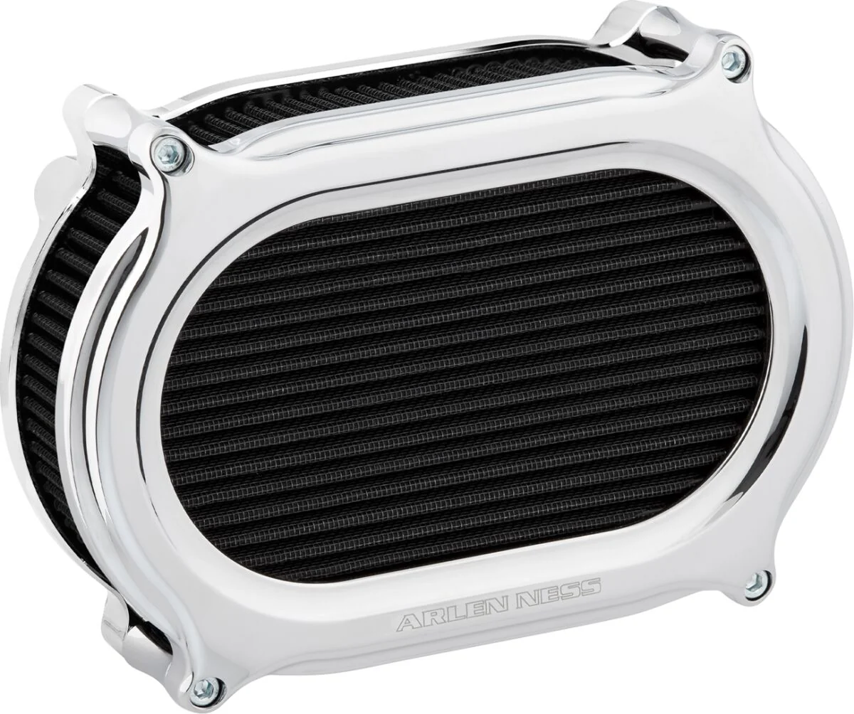 ARLEN NESS Filtre à air ovale Stage 2 Chrome - Softail/Touring 25+ (FLHX-FLTRX 24+ VVT 23+)