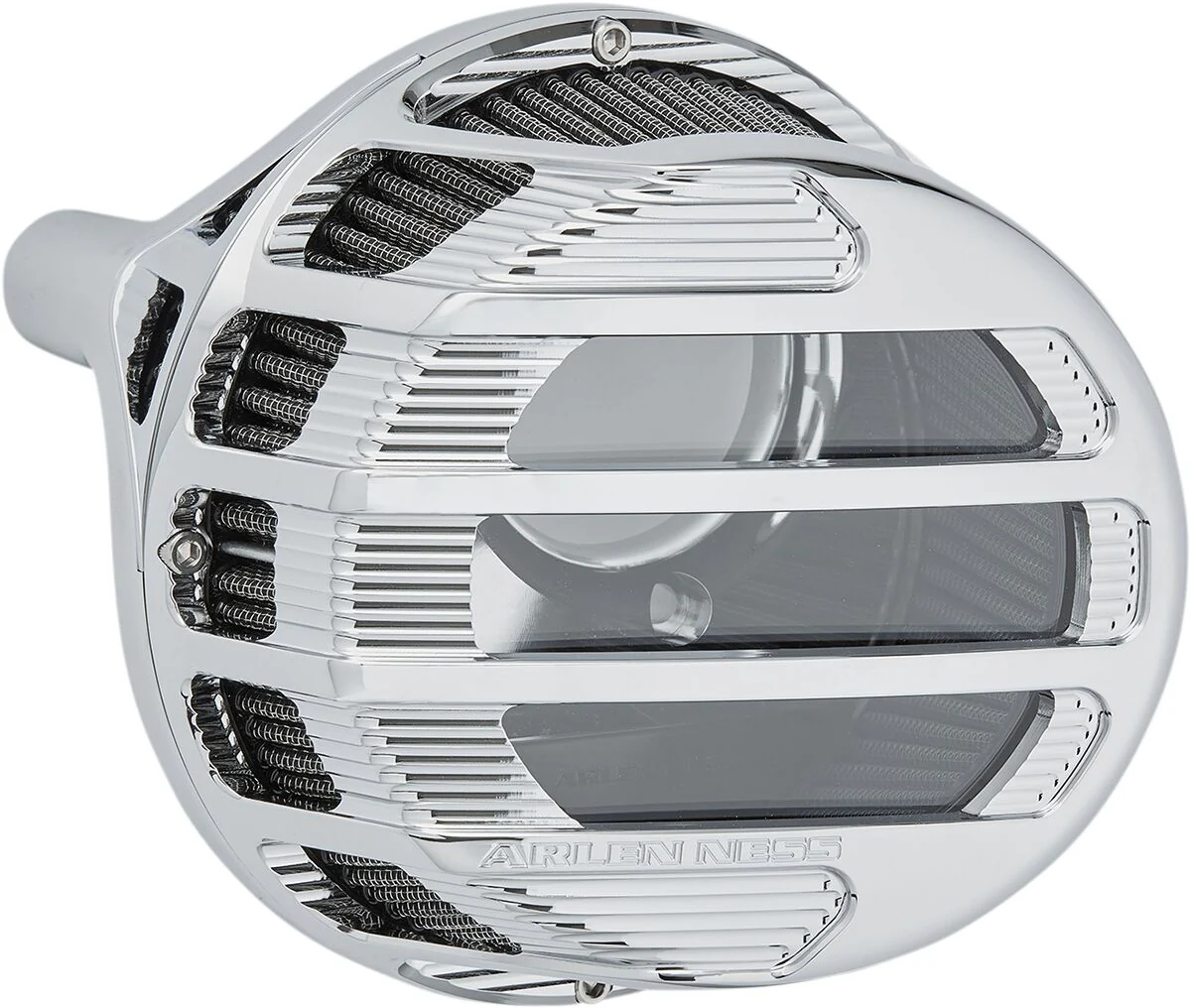 ARLEN NESS Filtre Ă Air Monster Sucker Sidekick Chrome - Softail 18-24 / Touring 17-24 (Hors VVT)