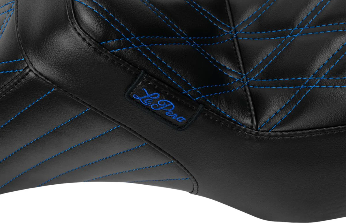 LE PERA Selle Tailwhip - DOUBLE DIAMOND - BLUE - FLHX/FLTR 23-UP - Image 2