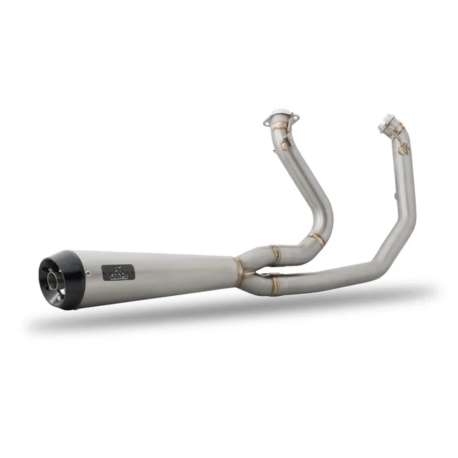 MALPARIDOS - M8 Softail 18-24 - Ligne 2 en 1 homologuée euro 4/5 - Noir / Brossé / Poli / Titanium - Image 8