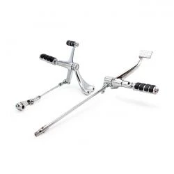 MCS Commandes avancées Sportster 86-22 - Noir / Chrome - Image 2