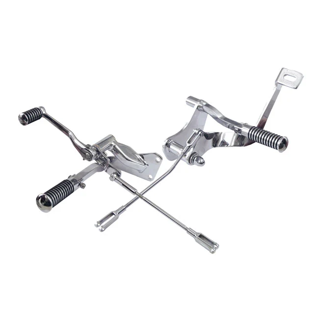 MCS Commandes avancées Sportster 86-22 - Noir / Chrome - Image 3