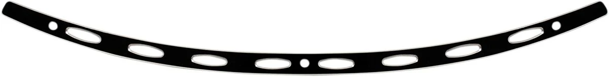 MEMPHIS SHADES Bandeau de pare-brise - Touring 14+ - Noir avec petites rainures