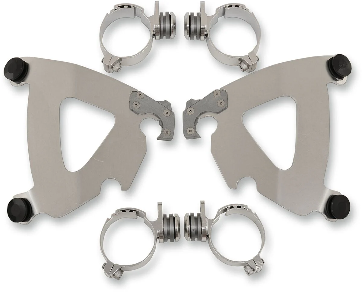 MEMPHIS SHADES Kit de fixation rapide amovible Road Warrior - Dyna 07-17 / Breakout 13-17 - poli