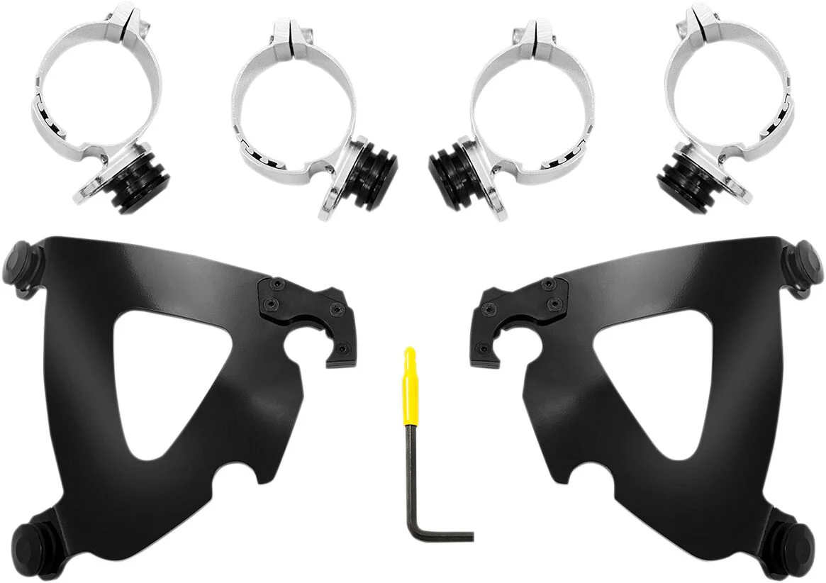 MEMPHIS SHADES Kit de fixation rapide amovible Road Warrior - Low rider 18+ noir