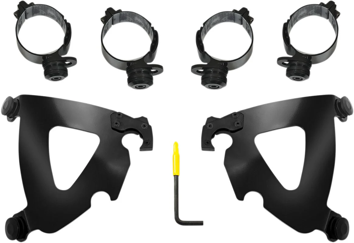 MEMPHIS SHADES Kit de fixation rapide amovible Road Warrior -Sport Glide / Low Rider S 2018+ - noir