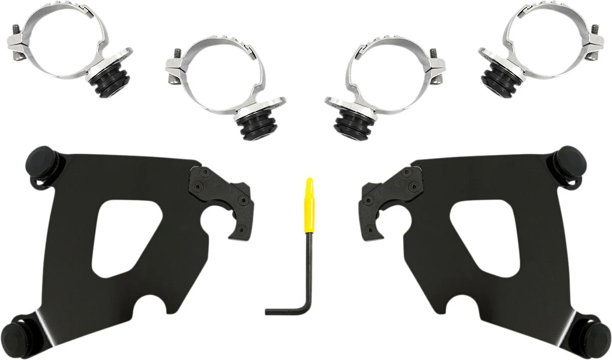 MEMPHIS SHADES Kit de fixation Trigger-Lock pour tête de fourche Cafe - Forty eight 16+ - noir
