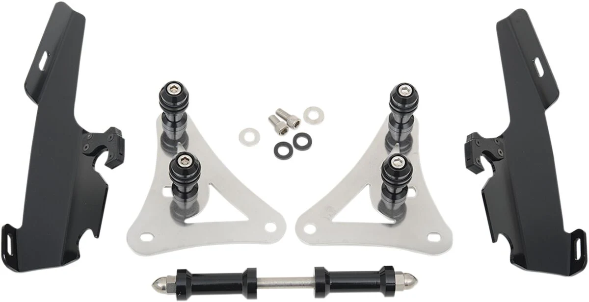 MEMPHIS SHADES Kit de montage complet pour pare-brise Trigger-Lock Fats/Slim