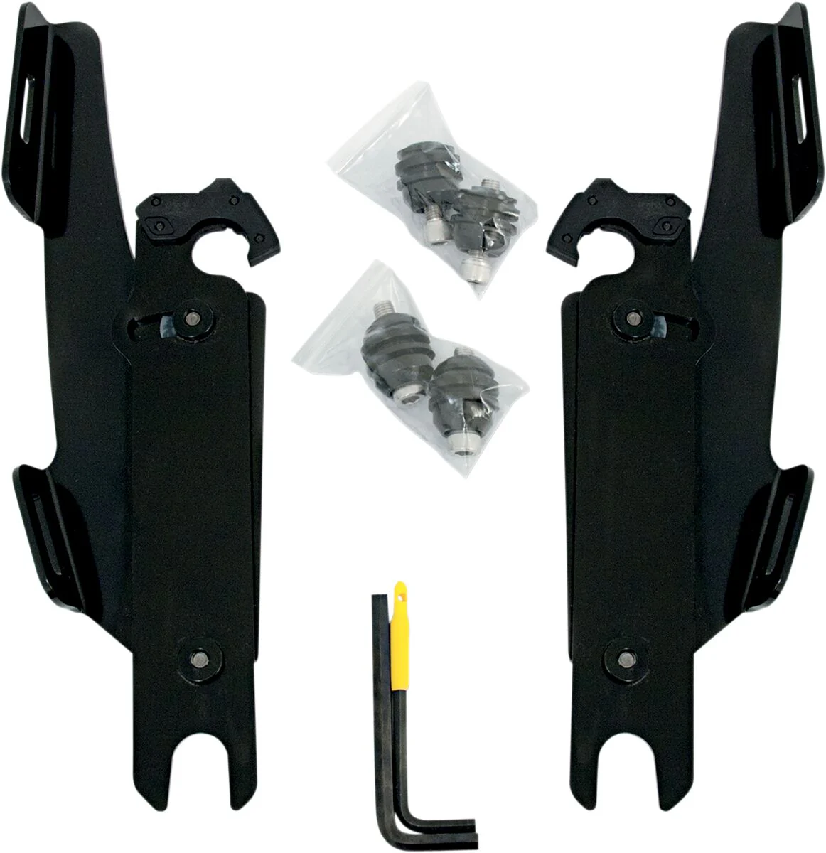 MEMPHIS SHADES Kit de montage complet pour pare-brise Trigger-Lock Fats/Slim