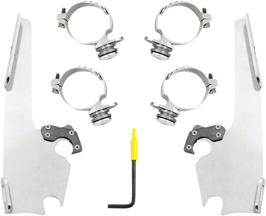 MEMPHIS SHADES Kit de montage complet pour pare-brise Trigger-Lock - Forty eight 16+ - poli