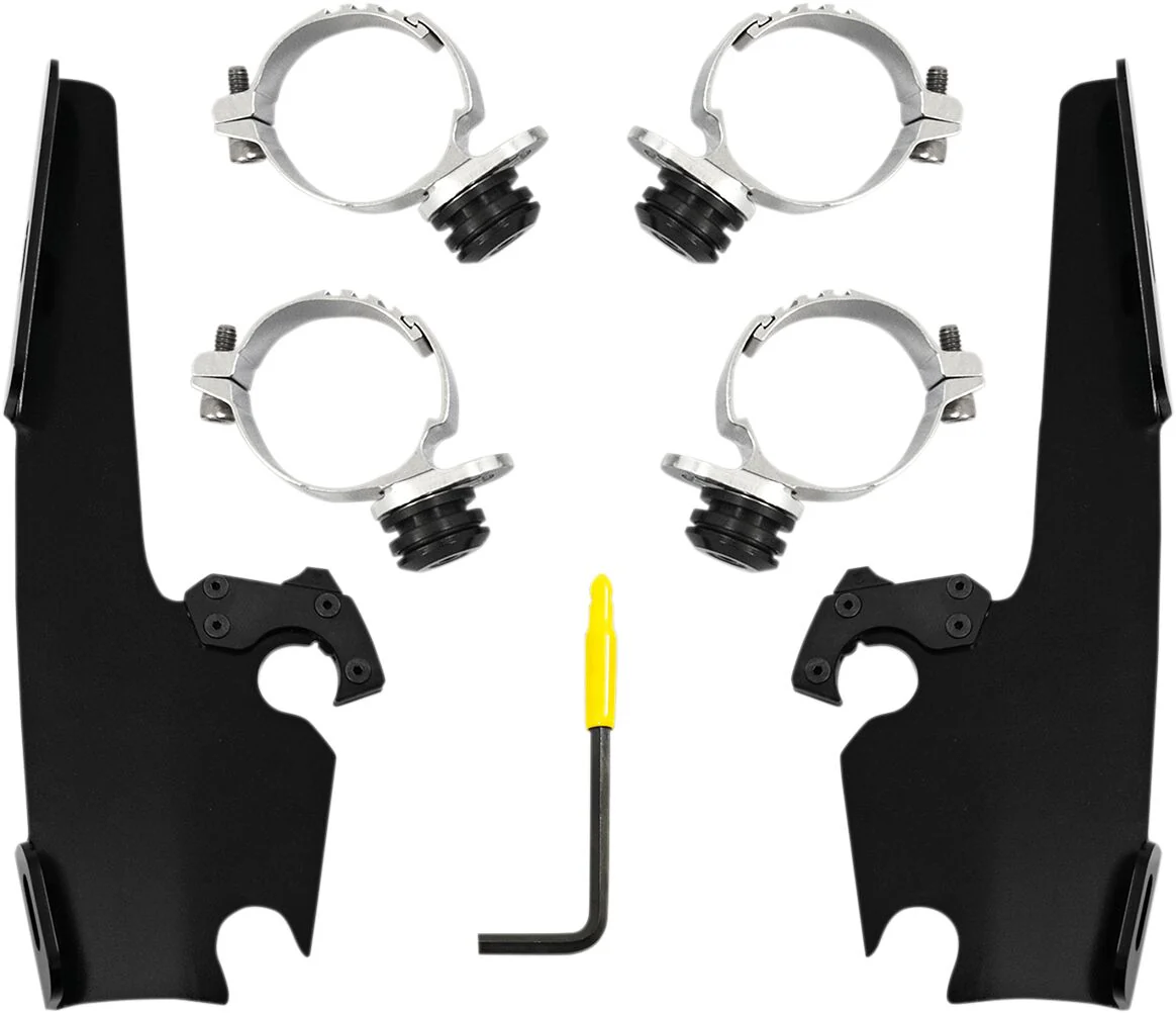 MEMPHIS SHADES Kit de Montage Trigger-Lock pour Carénage Batwing - Low rider 18+