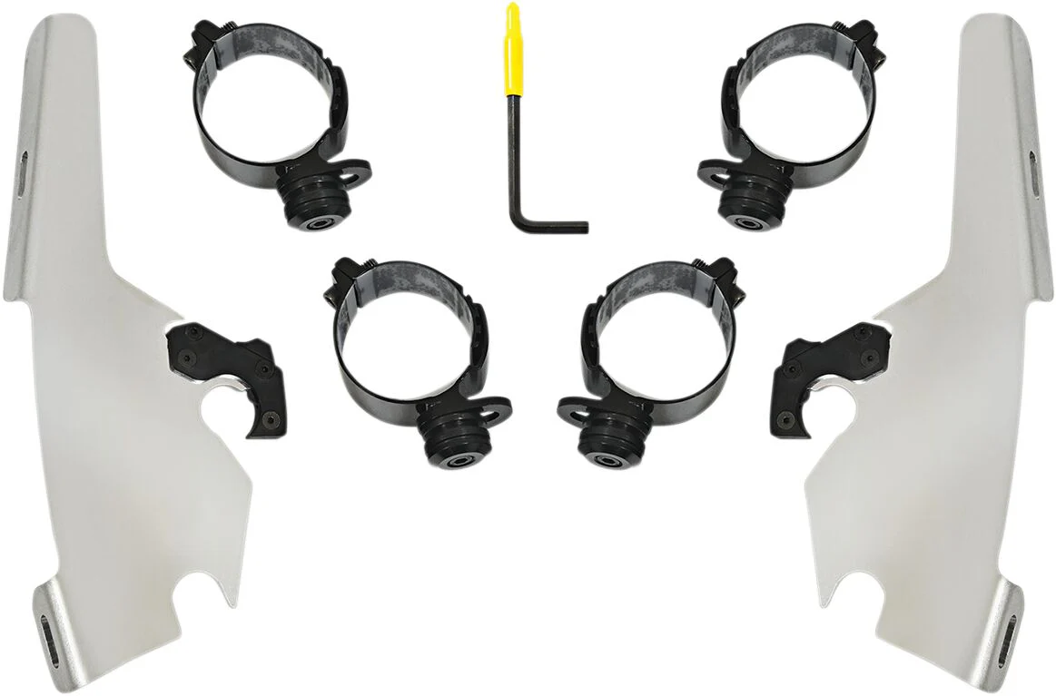 MEMPHIS SHADES Kit de Montage Trigger-Lock pour Carénage Batwing Sport glide 18+ - poli