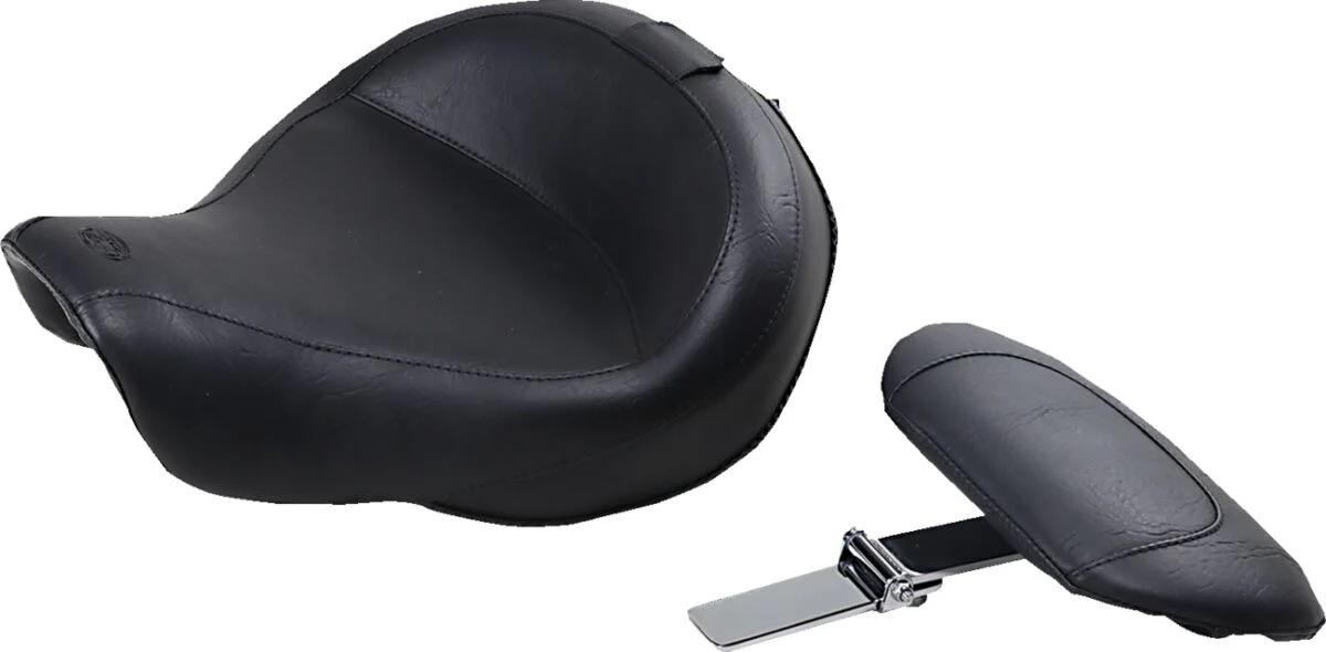 MUSTANG Selle solo large avec dossier amovible