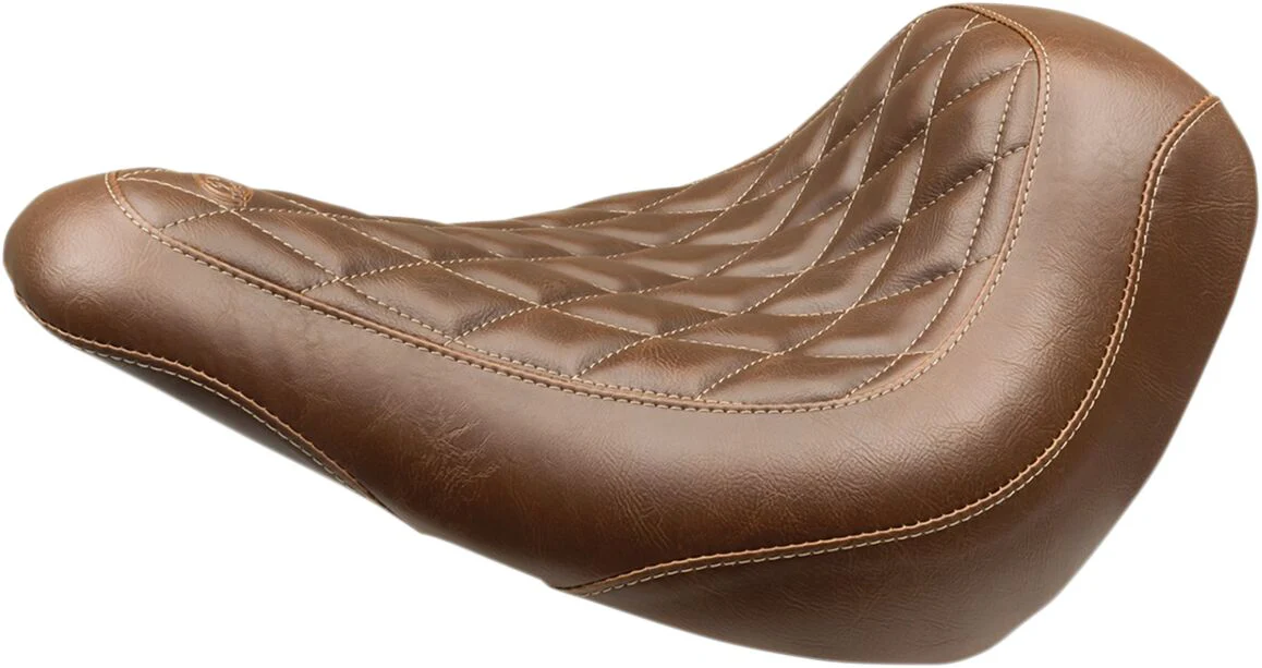 MUSTANG Selle solo Wide Tripper™ Marron - Sport glide / Low rider 18+