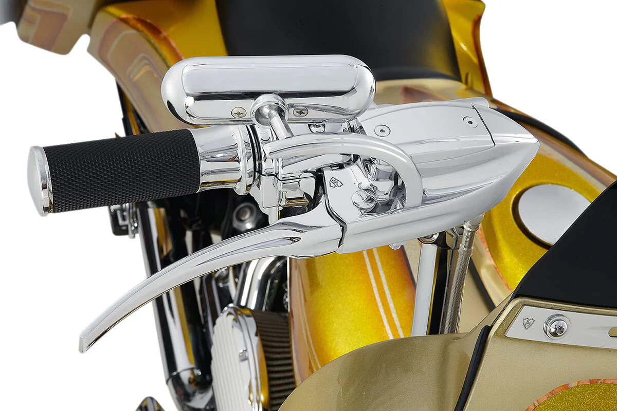 ARLEN NESS Poignées Smooth - accélérateur électronique / à câbles - chrome ou noir - Image 2
