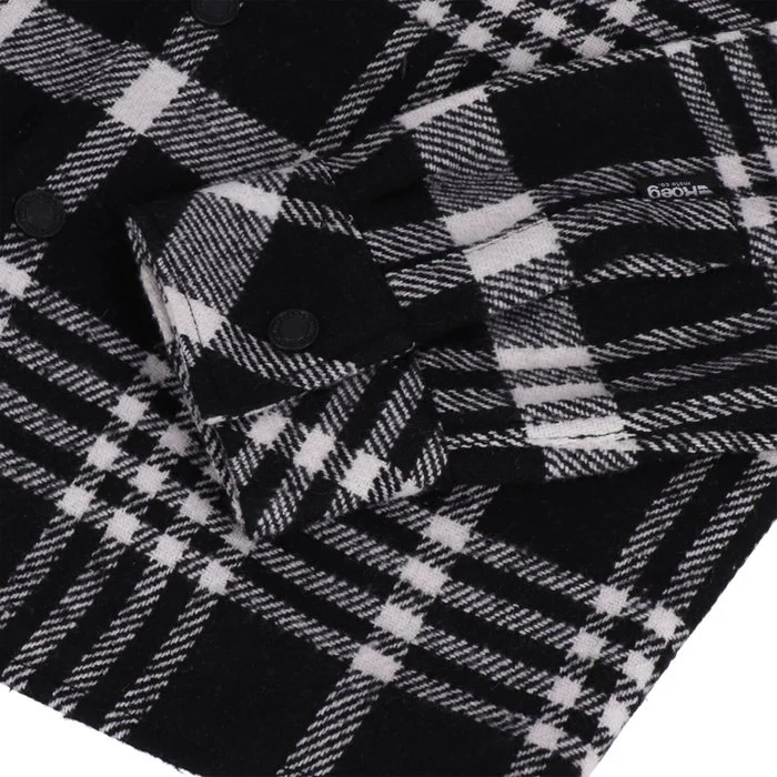 ROEG - Chemise coton à carreaux noir et blanc - Image 3
