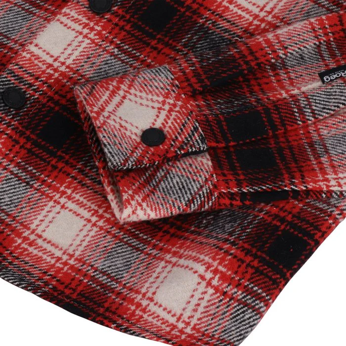 ROEG - Chemise coton à carreaux rouge et blanc - Image 3