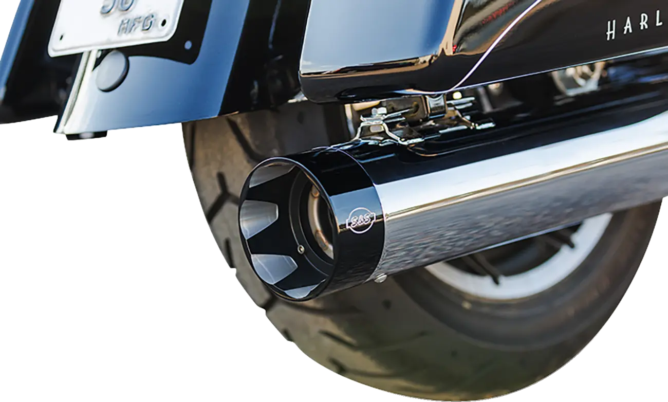 S&S - Echappement 2 en 1 Sidewinder - Touring 17+ - Noir ou chrome - Image 3