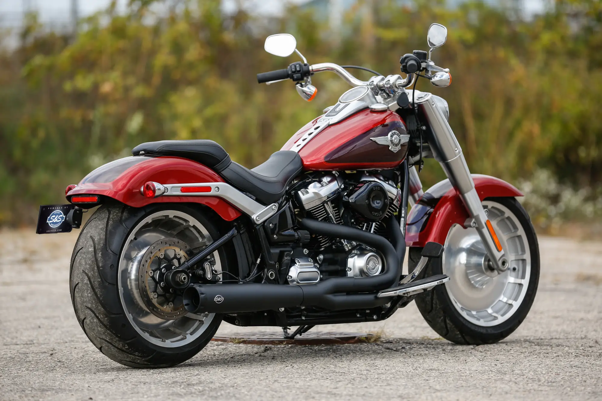 S&S - Echappement Superstreet 2 en 1 - Softail M8 18+ FLFB / FLFBS / FXBRS / FXDRS - chrome / noir - Image 2