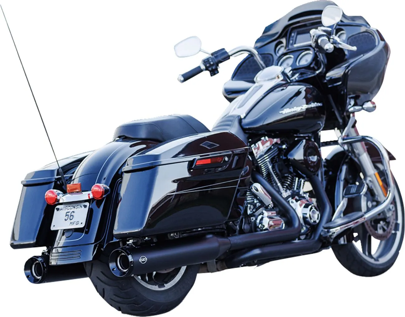 S&S - Silencieux GNX tuxedo - Touring 99-16 - Noir ou chrome - Image 8