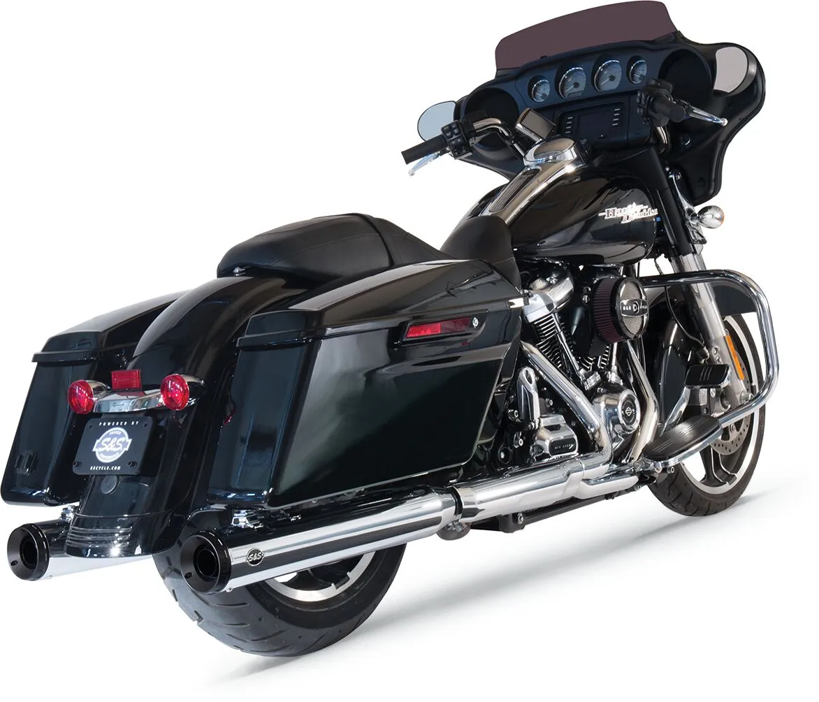 S&S - Silencieux Grand national 4" slip-on - Touring 17-25 - Noir ou chrome - Image 3