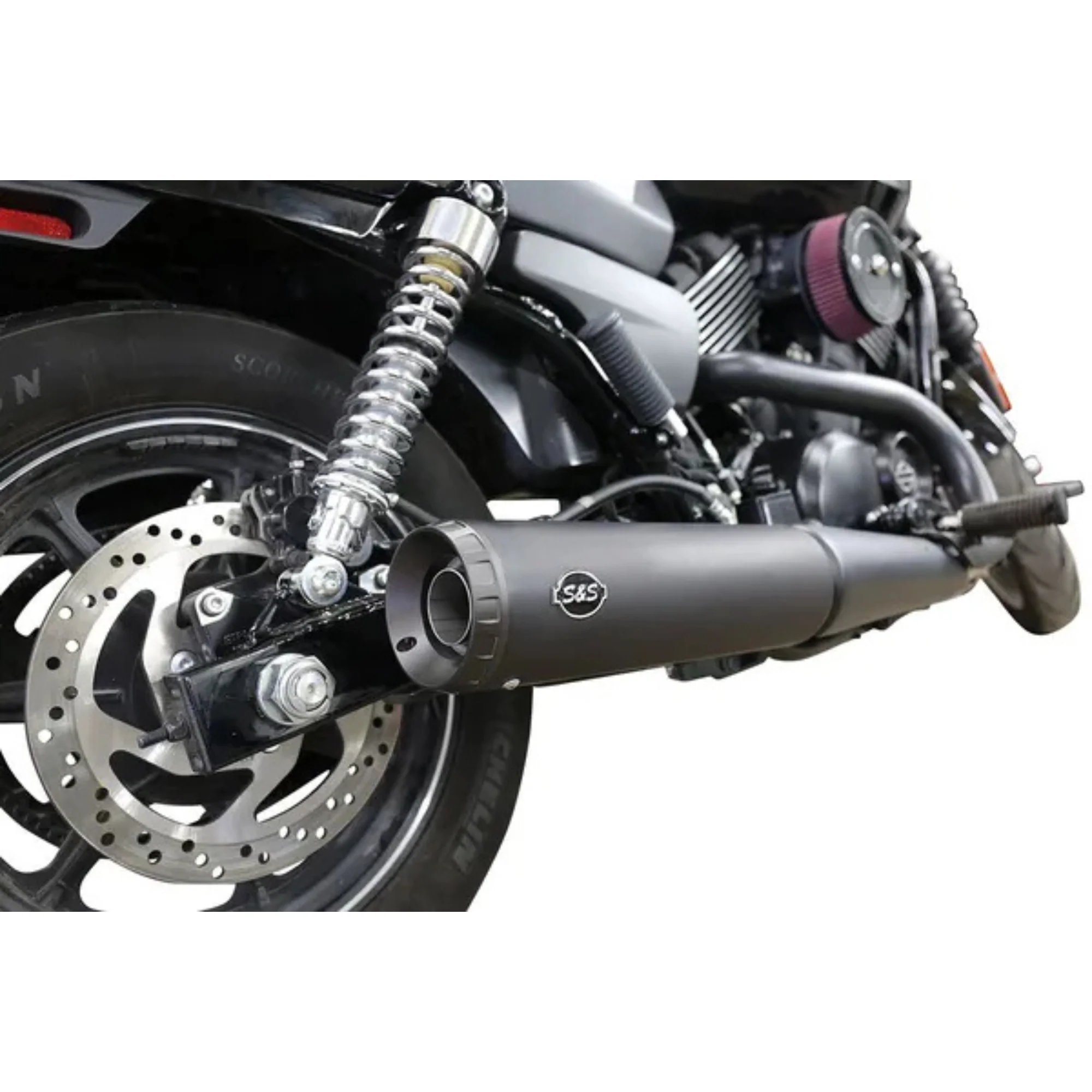 S&S - Silencieux Grand National 4" - Street XG750 15-20 - Noir - Image 2