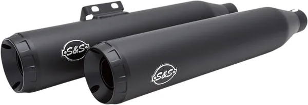 S&S - Silencieux Grand National Race - Softail M8 FLFB / FLSL / FXBB / FXBR / FXLR / FXST - Guardian black ou chrome