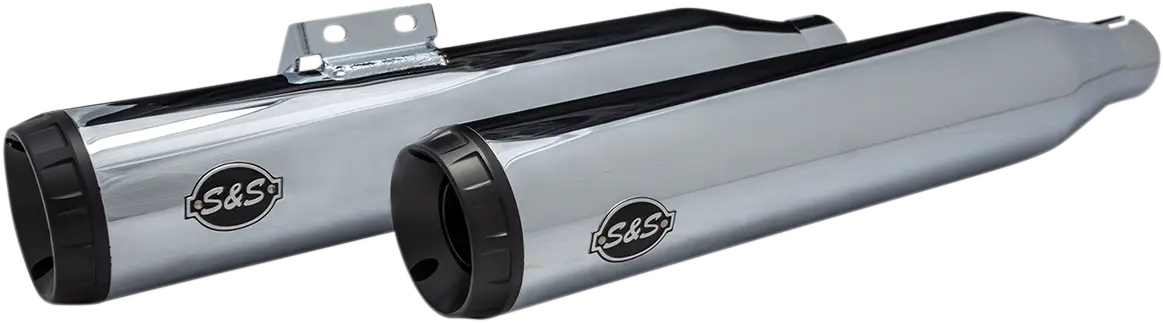 S&S - Silencieux Grand National Race - Softail M8 FLFB / FLSL / FXBB / FXBR / FXLR / FXST - Guardian black ou chrome - Image 2