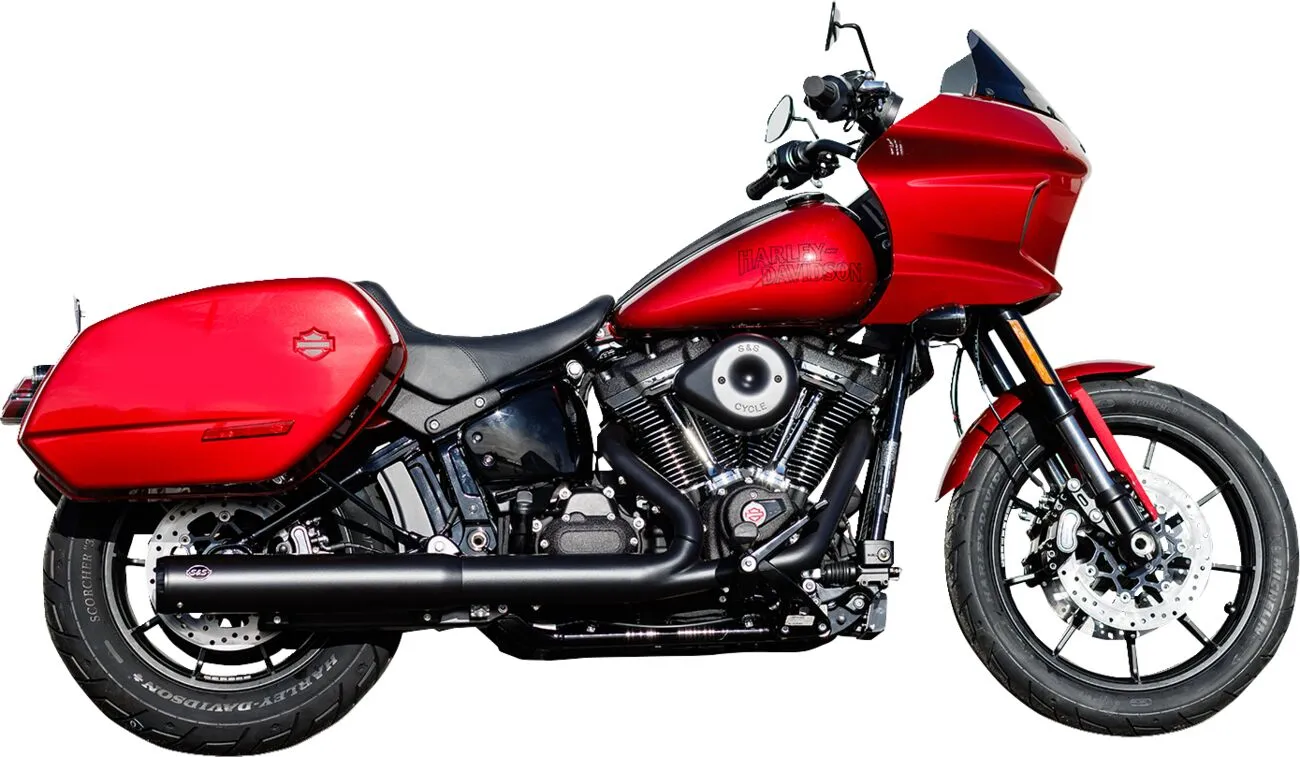 S&S - Silencieux grand national - Softail street bob / Low rider s/ST / Heritage classic 2025+ - Noir ou chrome - Image 6