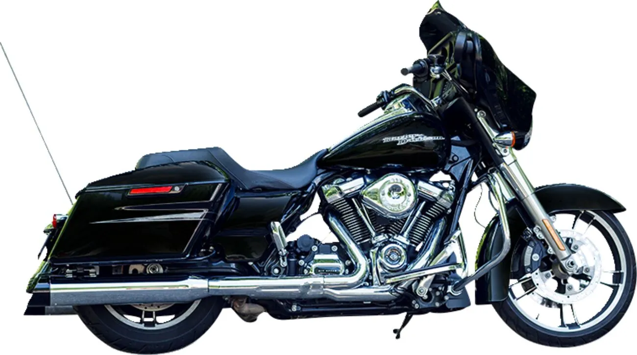 S&S - Silencieux MK45 performance - Embout Cutlass noir - Touring 17-24 - Chrome