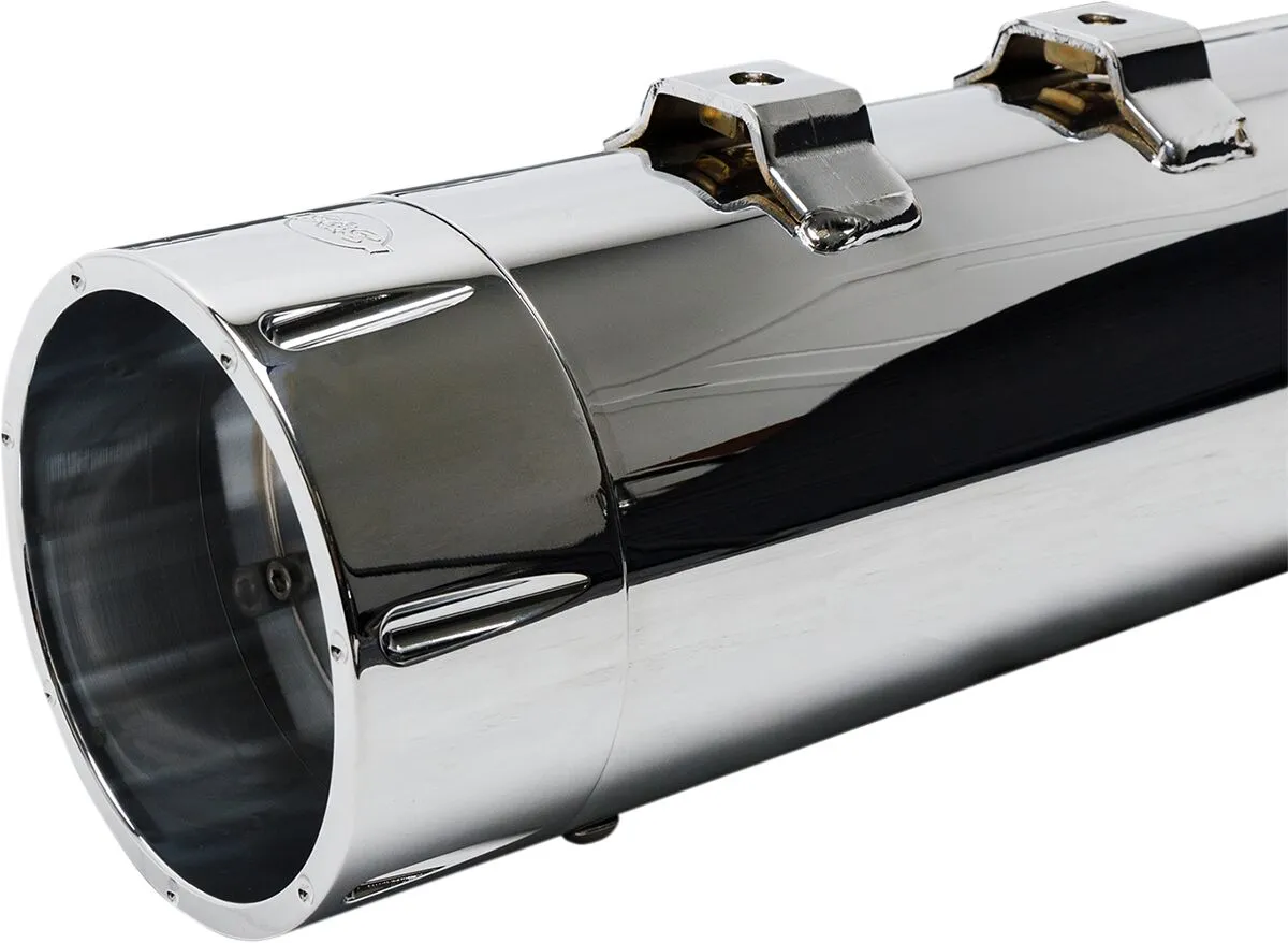 S&S - Silencieux MK45 performance - Embout Tracer chrome - Touring 17-24 - Chrome - Image 2