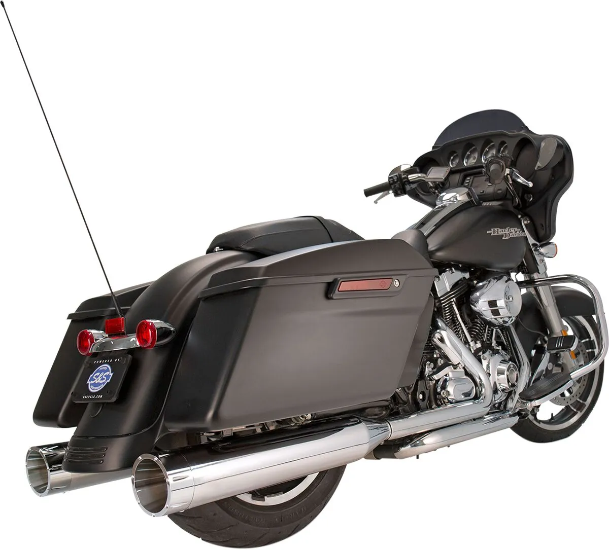 S&S - Silencieux MK45 performance - Embout Tracer chrome - Touring 17-24 - Chrome - Image 3