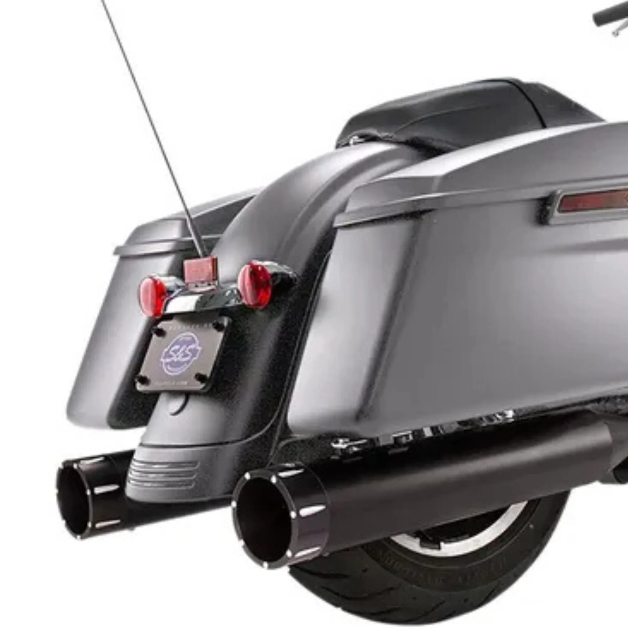 S&S - Silencieux Mk45 homologué Euro 4 - Touring 17-20 - Noir ou Chrome - Image 5