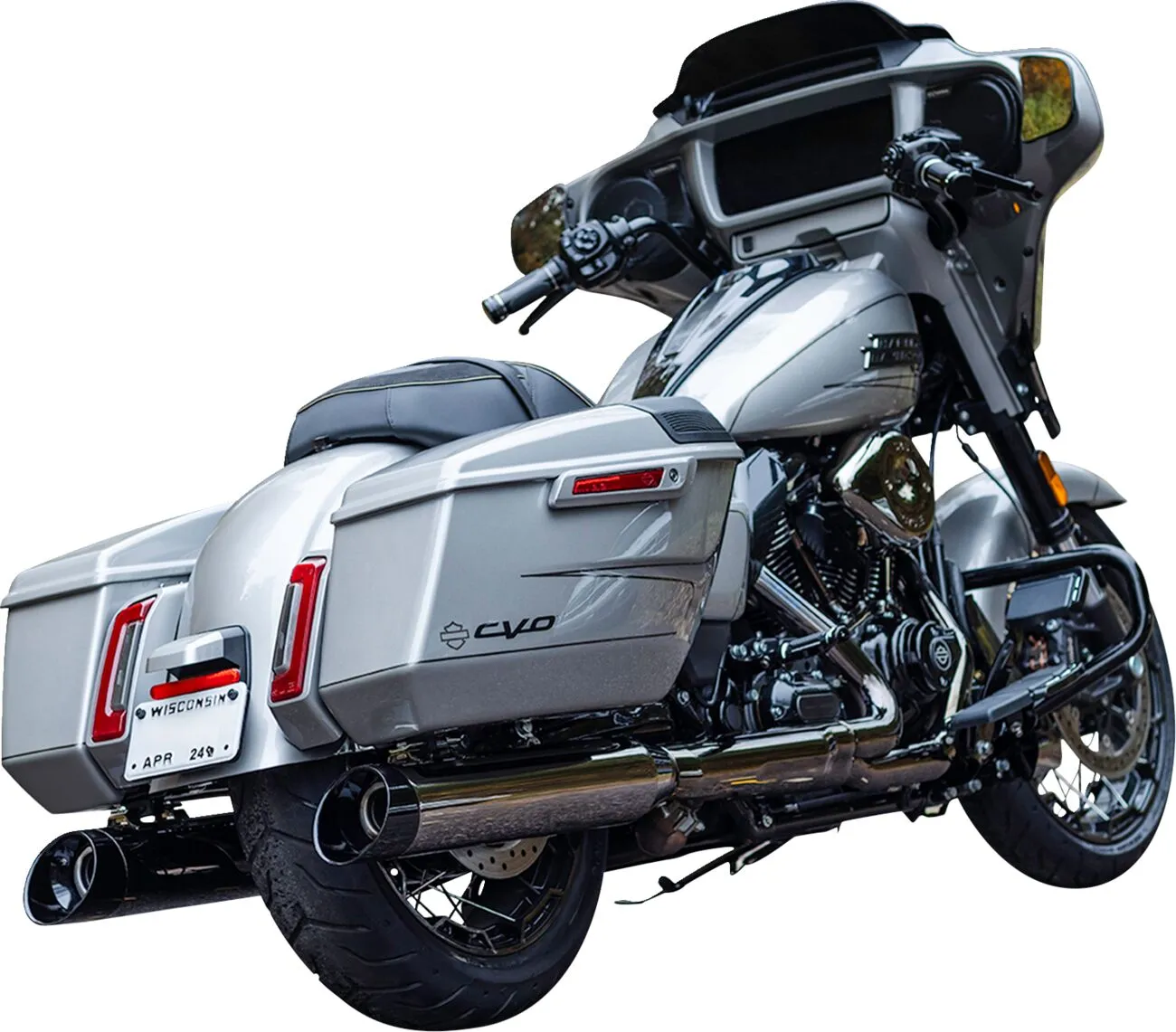 S&S - Silncieux MK45 performance - Embout Thruster - Touring 17-24 - Lava chrome