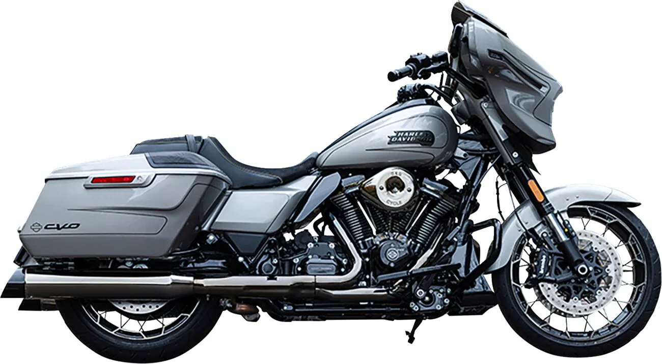 S&S - Silncieux MK45 performance - Embout Thruster - Touring 17-24 - Lava chrome - Image 3