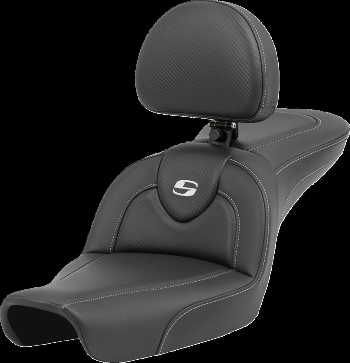 SADDLEMEN Selle Roadsofa avec dosseret - Dyna 96-03 - Logo gris