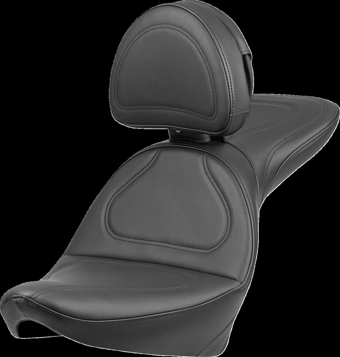 SADDLEMEN Selle Explorer avec dosseret - Softail 84-99